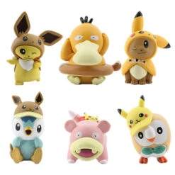 Evoli Eevee, Pikachu, Enton Etc. Cosplay Figuren - 6 Stk. Om Set -Pkm.store-verkäufe product image 1894649547