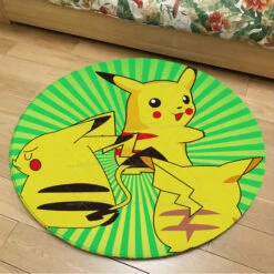 Runder Flanel Pokemon Teppich In Vielen Motiven -Pkm.store-verkäufe product image 1954375656