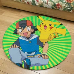 Runder Flanel Pokemon Teppich In Vielen Motiven -Pkm.store-verkäufe product image 1954375664