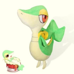 Serpifeu Snivy Kuscheltier Pokemon (ca. 40cm) -Pkm.store-verkäufe product image 1966315503