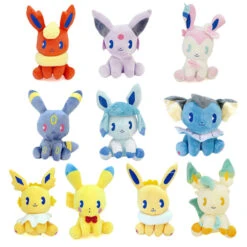 Plüschfiguren-Set Mini Pokémons, 10 Stück - Vaporeon Leafeon Umbreon Flareon Jolteon Glaceon Espeon Eevee Sylveon 26 Plüschfiguren-Set Mini Pokémons, 10 Stück - Vaporeon Leafeon Umbreon Flareon Jolteon Glaceon Espeon Eevee Sylveon -Pkm.store-verkäufe product image 1974111661