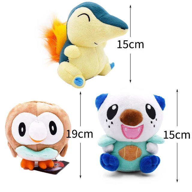 3-teilige Pokémon Plüschfiguren Regionen-Sammlung 6 3-teilige Pokémon Plüschfiguren Regionen-Sammlung – Bild 6