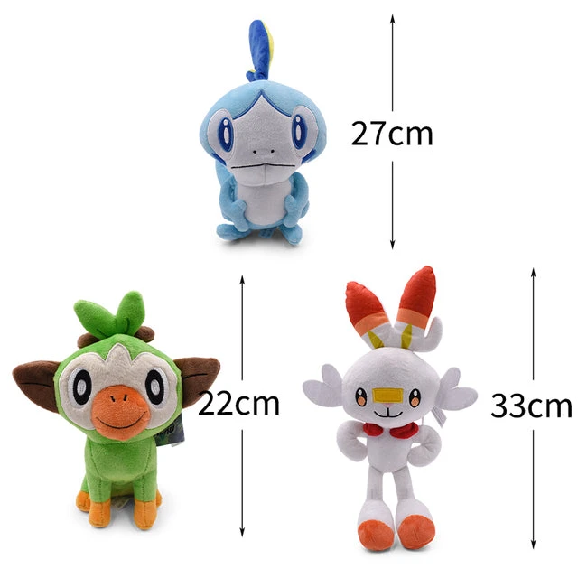 3-teilige Pokémon Plüschfiguren Regionen-Sammlung 8 3-teilige Pokémon Plüschfiguren Regionen-Sammlung – Bild 8