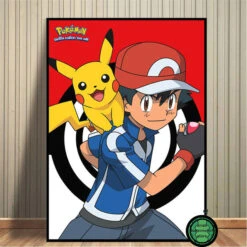 Pokemon Poster Kunstdrucke Ash Ketchum Pikachu Jigglypuff Etc. 32 Pokemon Poster Kunstdrucke Ash Ketchum Pikachu Jigglypuff Etc. -Pkm.store-verkäufe product image 2006628039