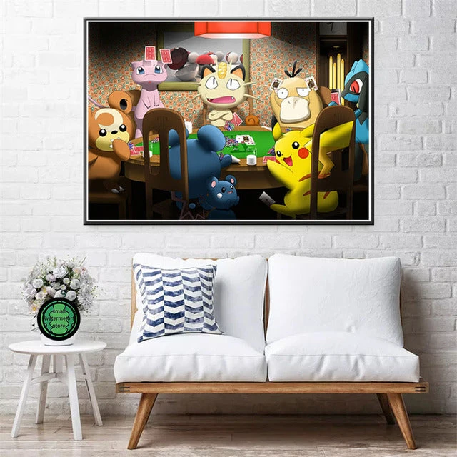 Pokemon Poster Kunstdrucke Ash Ketchum Pikachu Jigglypuff Etc. 17 Pokemon Poster Kunstdrucke Ash Ketchum Pikachu Jigglypuff Etc. – Bild 17