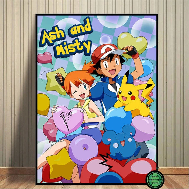Pokemon Poster Kunstdrucke Ash Ketchum Pikachu Jigglypuff Etc. 18 Pokemon Poster Kunstdrucke Ash Ketchum Pikachu Jigglypuff Etc. – Bild 18