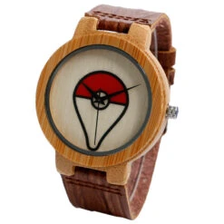 Pokeball Pokemon Bambus Holz Armbanduhr -Pkm.store-verkäufe product image 262503976