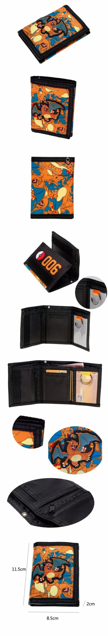 Pokemon Glurak Charizard Brieftasche - Portemonnaie 5 Pokemon Glurak Charizard Brieftasche - Portemonnaie – Bild 5