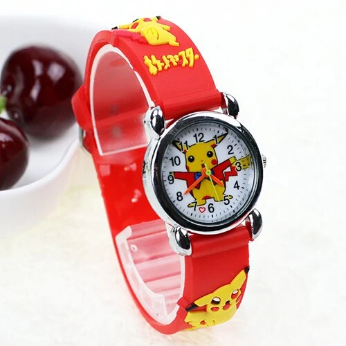 Pikachu Pokemon Armbanduhr Für Kinder (4 Farben Zur Auswahl) 3 Pikachu Pokemon Armbanduhr Für Kinder (4 Farben Zur Auswahl) – Bild 3
