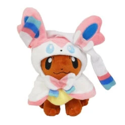 Eevee Plüsch Mit Poncho - Umbreon, Espeon, Jolteon, Vaporeon, Sylveon, Flareon (ca. 20cm) -Pkm.store-verkäufe product image 571860466