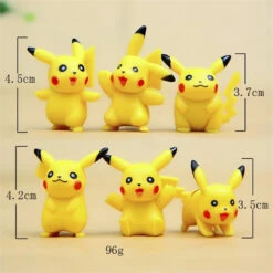 6 Pikachu PVC Pokeball Figuren (ca.4 Cm) -Pkm.store-verkäufe product image 601136645