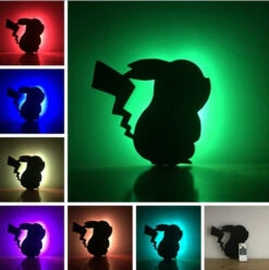 Pokemon Pikachu Lampe - Schatten Wandlampe -Pkm.store-verkäufe product image 647182238