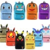 Pokemon Evoli, Haunter, Bisasam Etc. Rucksack (verschiedene Motive)