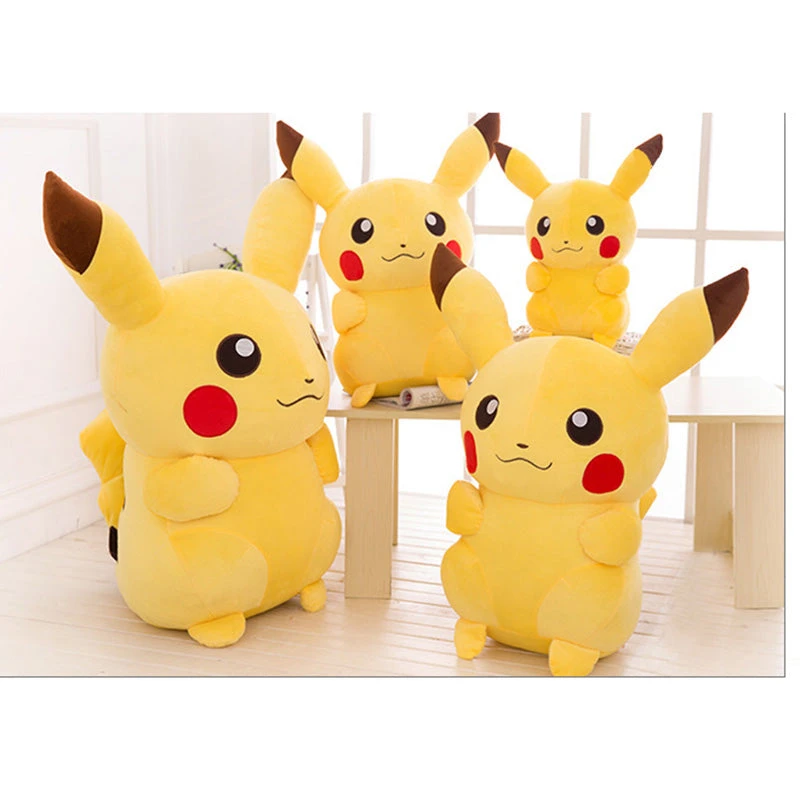 Lachender Pikachu Stofftier Kuscheltier In Verschiedenen Größen (20-45cm) 4 Lachender Pikachu Stofftier Kuscheltier In Verschiedenen Größen (20-45cm) – Bild 4