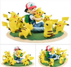 Pikachu Und Ash Ketchum Figuren Set (ca. 6-8cm) -Pkm.store-verkäufe product image 925110338